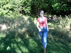 Cul, Blonde, Sucer une bite, Branlette thaïlandaise, Hd, De plein air, Pov, Public
