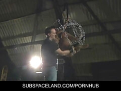 Bondage discipline sadomasochisme, Pijpbeurt, Gebondenheid, Bruinharig, Dominatie, Fetisj, Hd, Vastgebonden