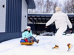 18 jaar, Pijpbeurt, Stel, Diep in de keel, Hondjeshouding, Kut duiken, Tiener, Strak