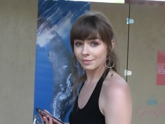 Amateur, Novia, Orgasmo, Al aire libre, Bragas, Pov, Público, Fumando