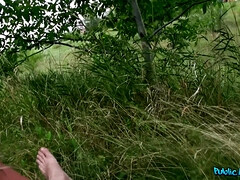 Amateur, Rubia, Checa, Estilo perrito, Europeo, Al aire libre, Pov, Realidad