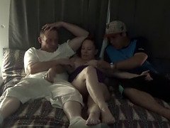 素人, お尻, ベッドルーム, フェラチオ, Hd, 自家製, 3p男男女, オマンコ