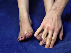 Amateur, Gros seins, Pieds, Fétiche, Fétiche des pieds, Hard, Massage, Huilée