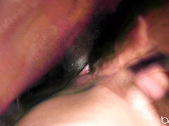 美女, デカ尻, デカチン, フェラチオ, 浮気する, 異人種間, オマンコ, ティーン