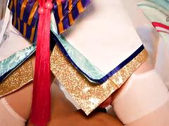 Enthousiasteling, Grote lul, Grote mammen, Sperma, Rijpe lesbienne, Tieten likken