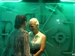 Blonde, Habillées, Poupée, Interracial, Nue, Actrice du porno, Douche, Mouillée