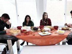 Mamada, Morena, Corridas, Estilo perrito, Sexo duro, Medias largas, Adolescente, Tetas