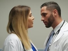 Blasen, Schwanz, Arzt, Krankenschwester, Muschi, Rasiert
