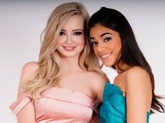 ブロンド, 指いじり, キス, レズビアン, なめる, オナニー, オマンコ, 剃毛