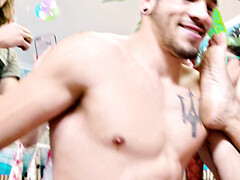 黒人, フェラチオ, 茶髪の, チン, バック, キス, オナニー, ピアス