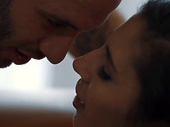 Arsch, Blasen, Braunhaarige, Hd, Natürlichen titten, Muschi, Schreiend, Titten