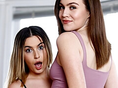 Спальня, Большие сиськи, Лизание, Мастурбация, Бритые, Тощие, Стриптизерша, Сиськи