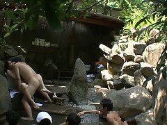 Asiático, Erótico, Manoseada, Hd, Orgasmo, Al aire libre, Chupando, Esposa