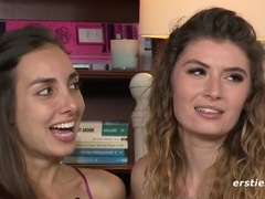 Hot Lesbian Duo Candice & Ana B Go Wild with Anal Toys and Scissoring Action