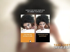 Schwarz, Braunhaarige, Hundestellung, Schwarz, Hardcore, Pov, Reiten, Titten