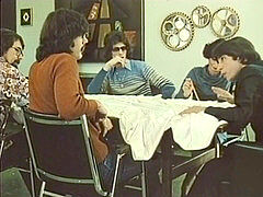 アメリカ人, レトロ, 三人