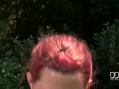 デカパイ, ドレス, 足, レズビアン, 自然山雀, アウトドア, オッパイの, おもちゃ