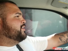 ブロンド, フェラチオ, 車, イく瞬間, ヨーロピアン, なめる, アウトドア, ゴックンする