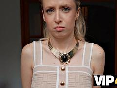 Blondine, Blasen, Europäisch, Hardcore, Lingerie, Pov