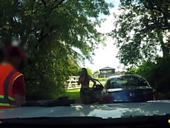 Grosser arsch, Braunhaarige, Spermaladung, Aufs gesicht abspritzen, Hd, Im freien, Pov