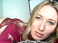 Amateur, Gros cul, Gros seins, Blonde, Doigter, Masturbation, Solo, Dénudage