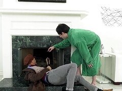 デカチン, フェラチオ, 浮気者, 浮気する, 陵辱, 淫乱熟女, ナイロン, オッパイの