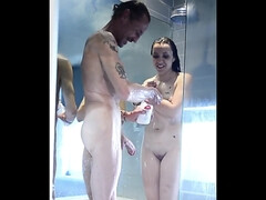 Showering With My STEAMING Step Parent And His Good-Sized nine INCH Man-Meat