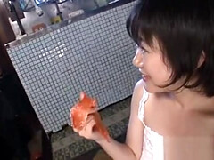 Arousing japanese masturbation