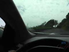 Leie, Fingern, Freundin, Masturbation, Im freien, Öffentlich, Muschi, Spanner
