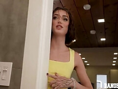 素人, デカチン, フェラチオ, チン, バック, 顔射, 異人種間, 小柄