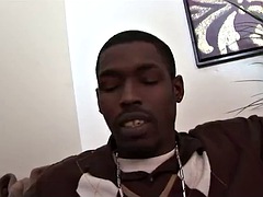 美女, デカチン, 黒人, フェラチオ, 茶髪の, イく瞬間, 黒人, オッパイの