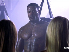 デカチン, デカパイ, 黒人, チン, バック, フォアサム, 異人種間, ラフ