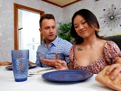 Aziatisch, Chinees, Sperma in gezicht, Tepels, Tiener