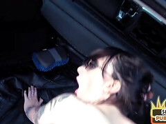 素人, お尻, 車, ドイツ人, ハードコア, 公共, オマンコ, 濡れ