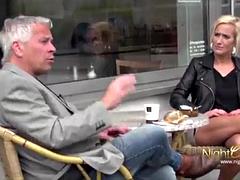 Leie, Blasen, Spermaladung, Deutsch, Handjob, Lecken, Reif, Milf