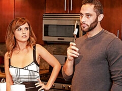 Leie, Schlafzimmer, Grosser arsch, Grosser schwanz, Grosse titten, Blasen, Kurzes haar, Dürr