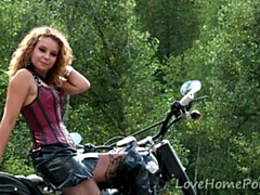 Любители, Ботинки, Брюнетки, Хд, Домашнее видео, На природе, Чулки