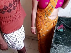 Naughty Desi Step Daughter Fucked Hard in Kitchen While Washing Dishes - Big Ass & Big Nipples