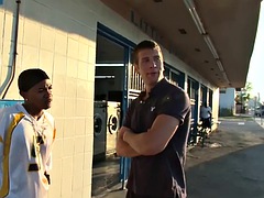 Anal, Grosse bite, Noire, Sucer une bite, Noir ébène, Homosexuelle, Interracial