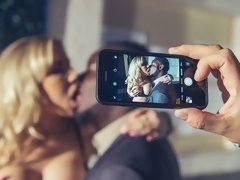 Блондинки, Минет, Собачьи, Двойное проникновение, Секс без цензуры, Межрасовый секс, Два парня и девушка, Втроем