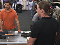 Любители, Анальный секс, Большой член, Минет, Геи, В офисе, От первого лица, Втроем