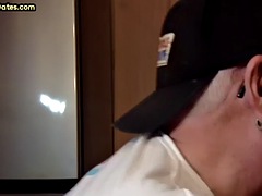 素人, フェラチオ, ゲイ, 手コキする, オナニー, 熟年, フェラする