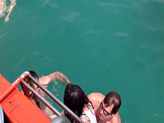 Amateur, Asiático, Playa, Público, Ruso