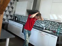 素人, フェラチオ, カップル, チェコ, お金, 小柄, ハメ撮り, ティーン