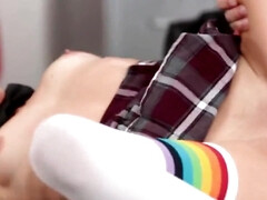 Grosser schwanz, Schwanz, Französisch, Hd, Dürr, Lehrer, Jungendliche (18+), Titten