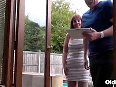 British Mature Claire Knight Gets Hard Fuck by Horny Stud Chris