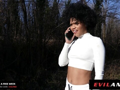 Sultry Ebony double penetration'd & Double Got Laid By Business Men - EvilA