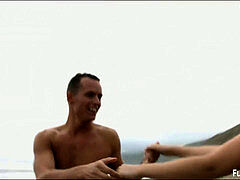 Sun sex, gonzo, beach sex