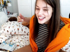 Amateur, Chica, Culo grande, Morena, Masturbación, Chorro, Tetas, Camara web