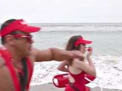 アナル, デカチン, バイセクシャル, ダブル開発, グループ, 淫乱熟女, 赤毛, 三人